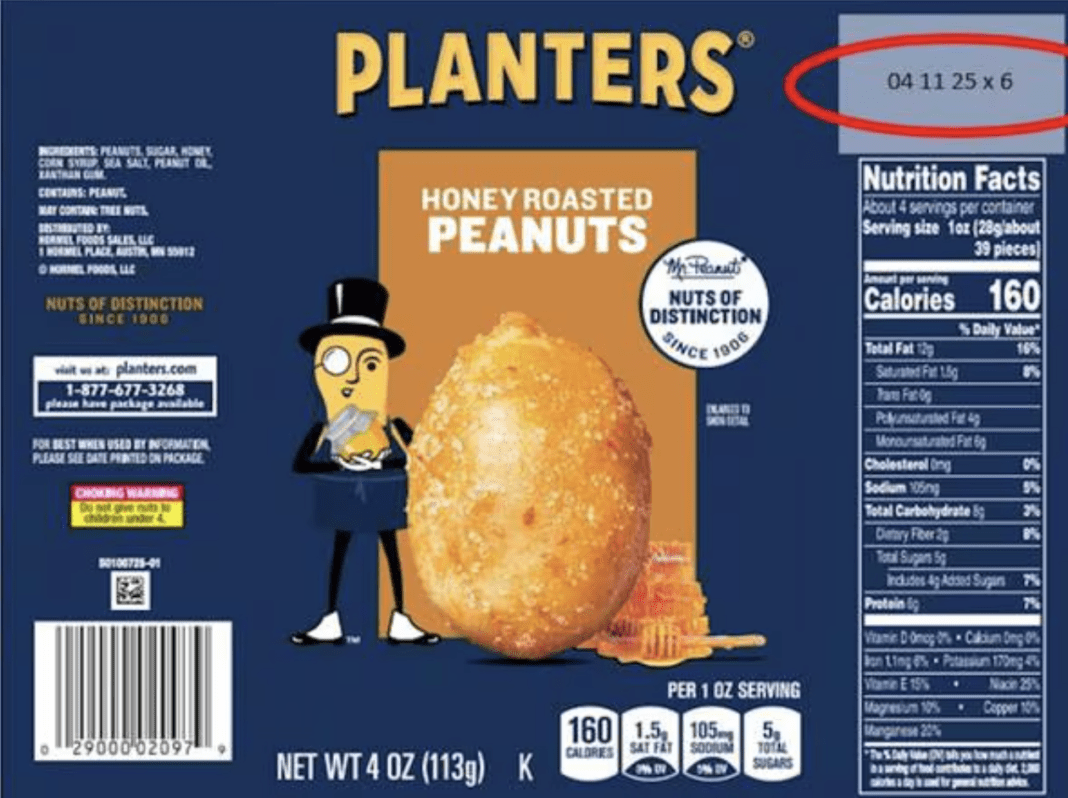 Recall alert Planters nuts recalled in 5 Southeastern states over possible Listeria concerns